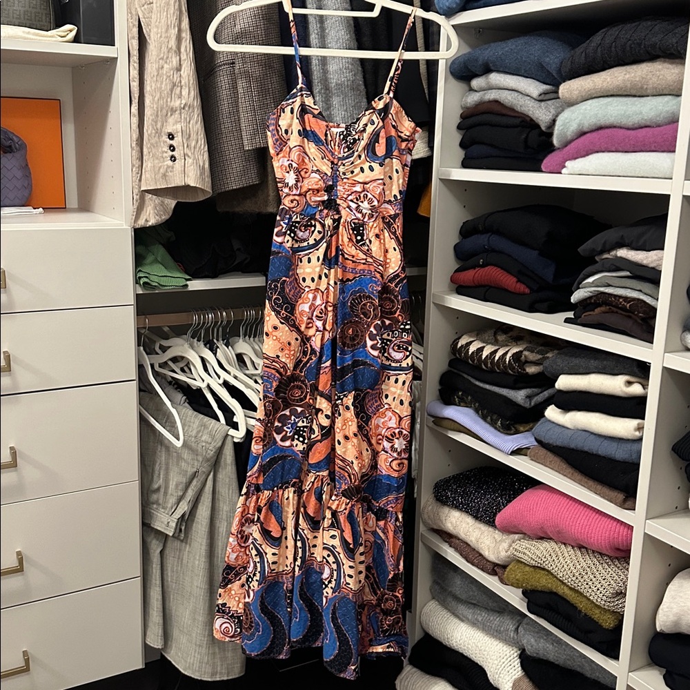 A.L.C. Multicolor Emilia Abstract Dress